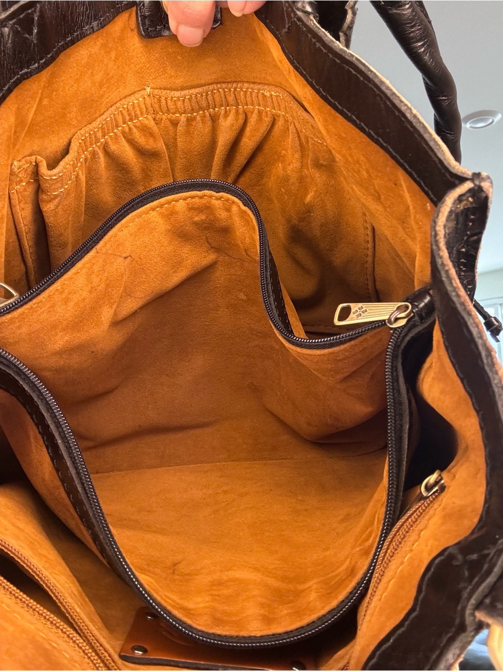 Patricia Nash Alexia metallic floral Tote Bag - Picture 12 of 17